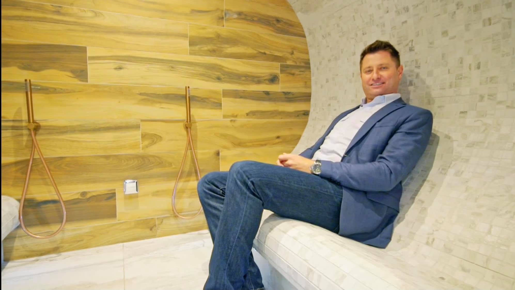 Luxe Bathroom Studio project featured with George Clarke