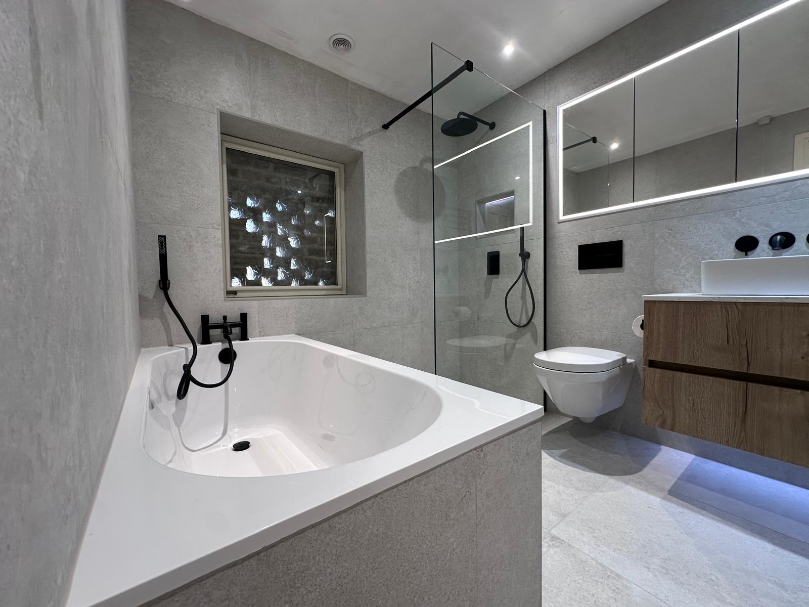 Bespoke contemporary bathroom interior